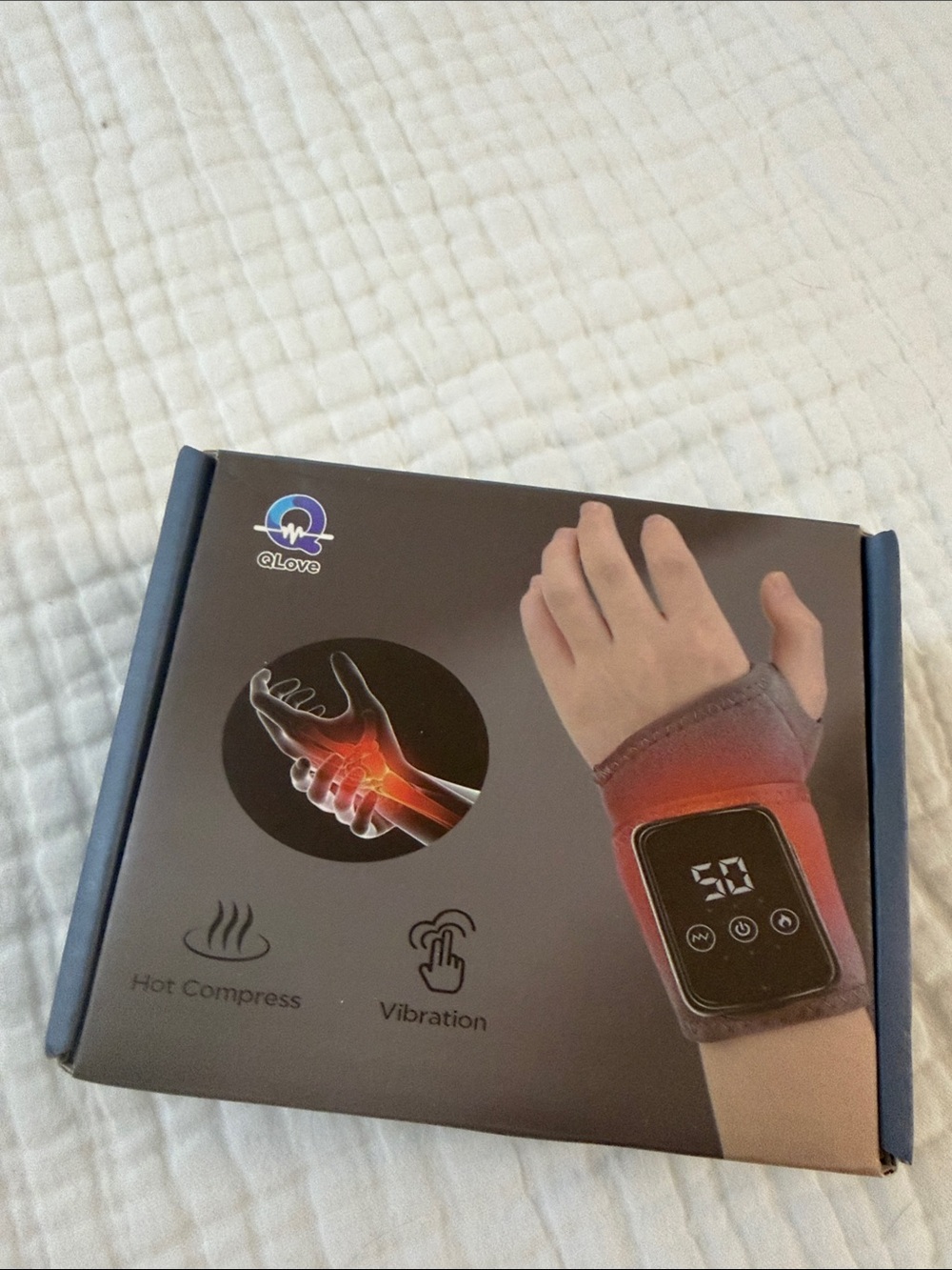Wrist Support with Digital Heat & Vibration